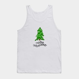 Merry Christmas Tree Tank Top